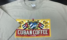 Cuban Coffee Logo T-shirt, Made in the USA