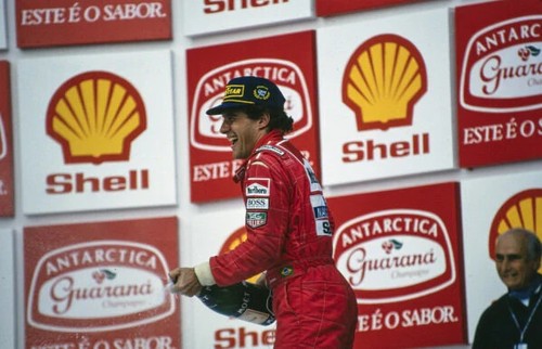 1993 Ayrton Senna OMP passamontagna usato firmato - Foto 3 di 5