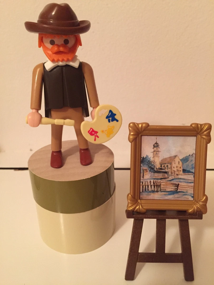 Playmobil Victorian Mansion Artist with Framed Classic Painting and Easel
