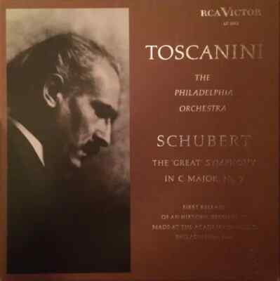 LP Schubert The Great Symphony In C Major, No. 9 (Toscanini) RCA Victor