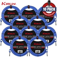 10-PACK Kirlin 10 ft Guitar Instrument Patch ...