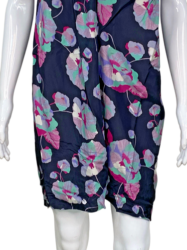 Isabel Marant Femmes Suzyli Imprimé Floral Noir Boho Soie Mini Robe Taille L 42 - Photo 7 sur 19