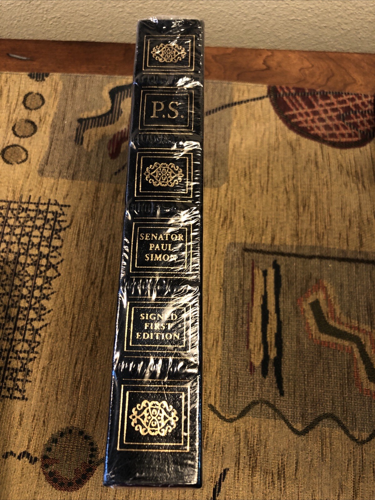 Signed First Edition P.S. by Senator Paul Simon Easton Press Sealed