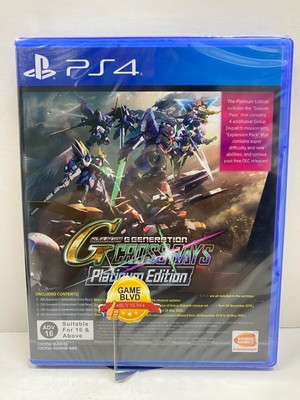 SD Gundam G Generations Crossrays Platinum Edition (English)- PlayStation 4/ps4