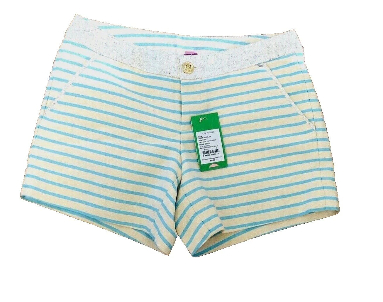 Шорты в полоску из хлопковой смеси Lilly Pulitzer для женщин