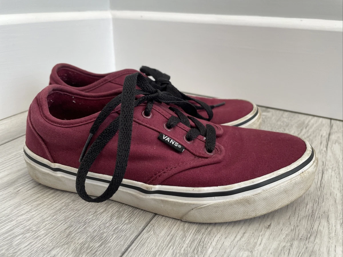 Vans store canvas burgundy