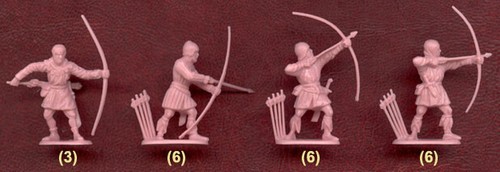 Zvezda 1/72 8060 English Infantry of the 100 Years War (45 Figures, 12 Poses) - Picture 2 of 5