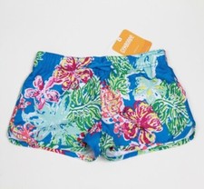 Gymboree Girls Swim Shorts Board Shorts UPF 50 Tropical Floral Size 7/8 NWT