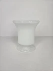 Vintage Ribbed Milk Glass Vase by E. O. Brody Co. M4000  5" Tall