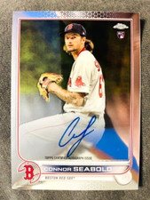 2022 Topps Chrome Connor Seabold Rookie RC Auto Autograph Card