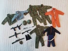 1964 GI Joe Clothing, Rifles, Helmet Holster Shovel Cover Camouflage Lot of 24
