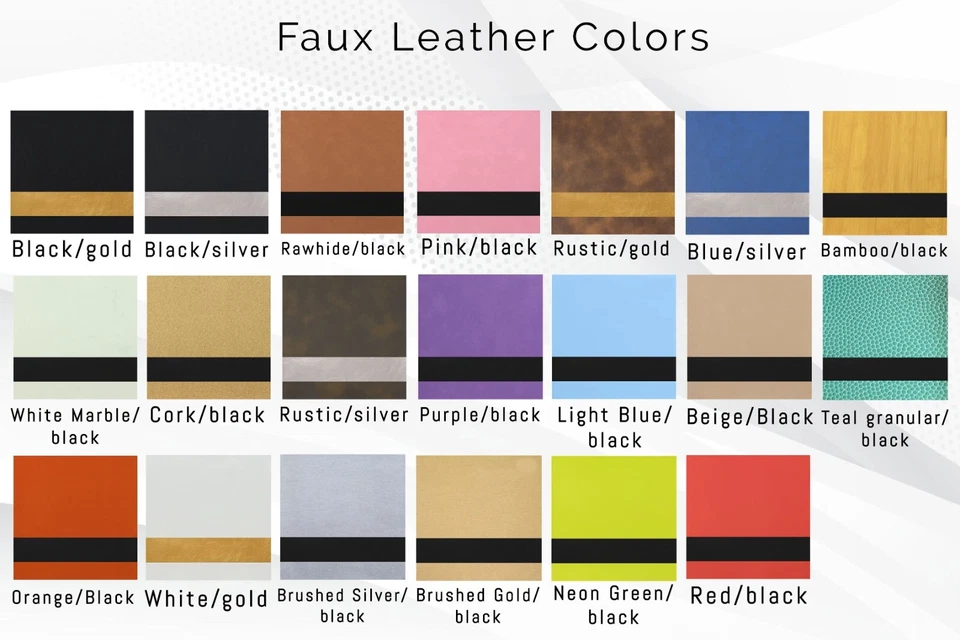 Персонализированные этикетки из искусственной кожи 2,75 x 0,75 дюйма с заклепками — именные бирки на заказ - Изображение 3 из 4