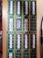 Samsung 8 x 8GB DDR3 LRDIMM PC3L-10600R Load Reduced Memory M393B1K70DH0YH9