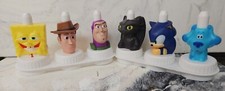 Good2Grow Juice Toppers Disney SpongeBob Sonic Buzz Woody Blue Lot Of 6