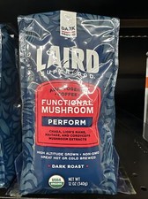 Peruvian Dark Roast Coffee with Functional Mushrooms, Certified Organic