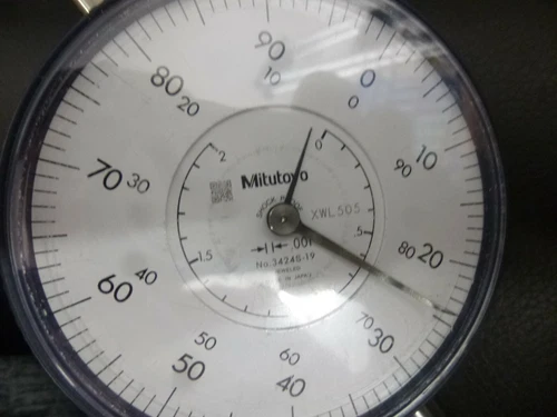 NEW!! Continuous Reading Dial Indicator, AGD 3, 78mm Dial Size, 0 to 2" Range