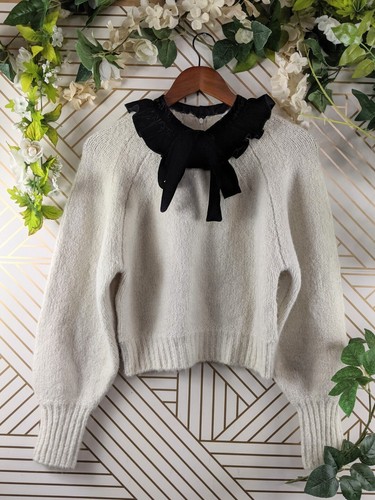 Zara Women's Nylon Alpaca Knit Sweater 