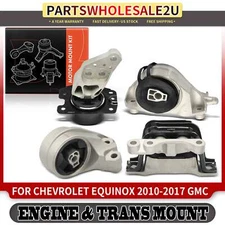 4Pcs Auto Engine Motor & Transmission Mount for Chevrolet Equinox GMC Terrain