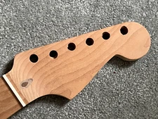 Unfinished Fender American Professional II Stratocaster guitar neck roasted