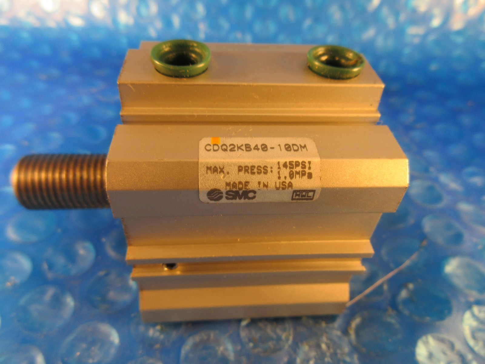SMC CDQ2KB40-10DM Compact Air Cylinder, Non-Rotating, Made in USA