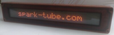 nixie matrix display self-test panel (111x7) pixels IGV1-16/5x7 analog GIPS-16