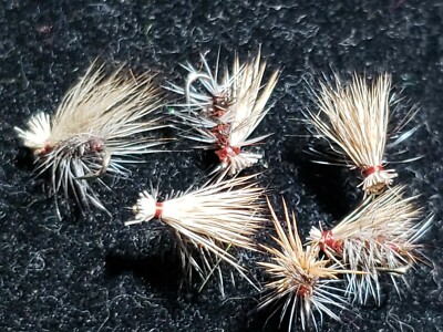 ELK HAIR CADDIS SIZE # 20 CUSTOM TIED DRY FLY BROWN