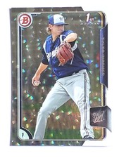 2015 Bowman 1st Tyler Wagner Ice Parallel #bp143 Brewers Rookie 