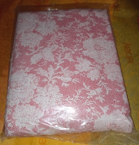 Graceful Elegance - Barcelona 5 Pc Drapery Ensemble - Pink & Floral Design - NOS
