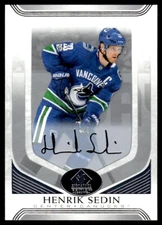Henrik Sedin 2020-21 SP Signature Edition Legends #3 Vancouver Canucks