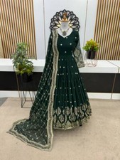 LAUNCHING NEW INDIAN STYLE FAUX GEORGETTE GOWN WITH DUPATTA FOR ETHNIC WEAR