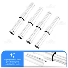 M8 Chrome Adjustable Pushrod Cover Kit For Harley Road King Glide Softail Slim