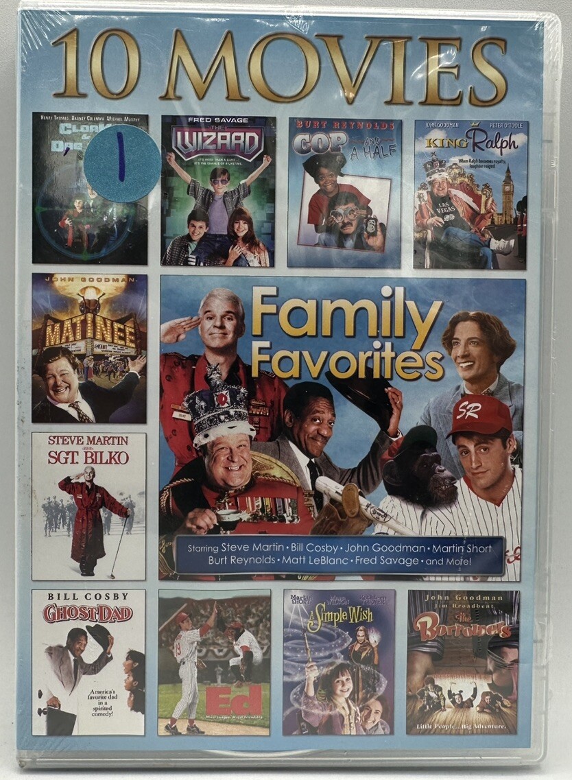 Family Favorites: 10 Movie Collection DVD 3 Disc Set Steve Martin Martin Short