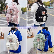 Teens School Backpack Kawaii Cute Bear College Travel Casual Bag for Girls Women