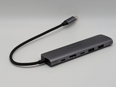 UGREEN 7-in-1 USB-C Multifuction Adapter | 4k@30hz, 100W PD 3.0, 5Gbps | 15214