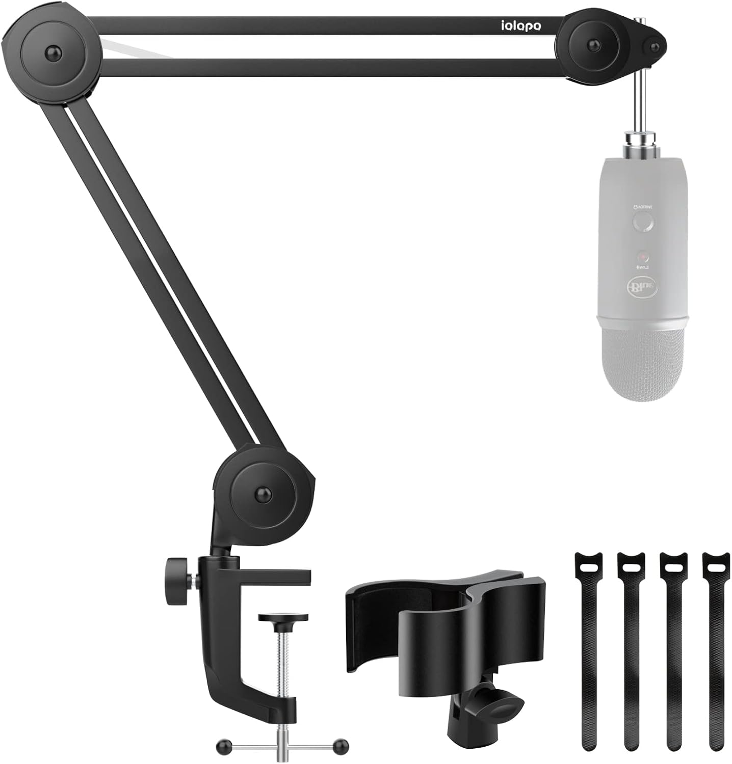 Microphone Boom Arm, Heavy Duty Boom Arm Mic Stand Suspension Scissor Mic Arm-image