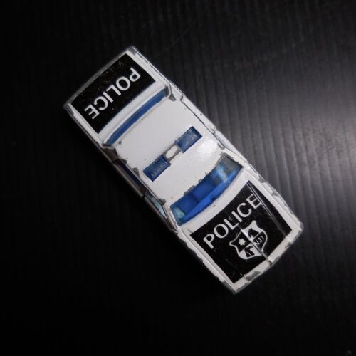 Macchina Miniatura Polizia Nera Bianco Metallo Chevrolet Impala Majorette 1/69 - Foto 5 di 12