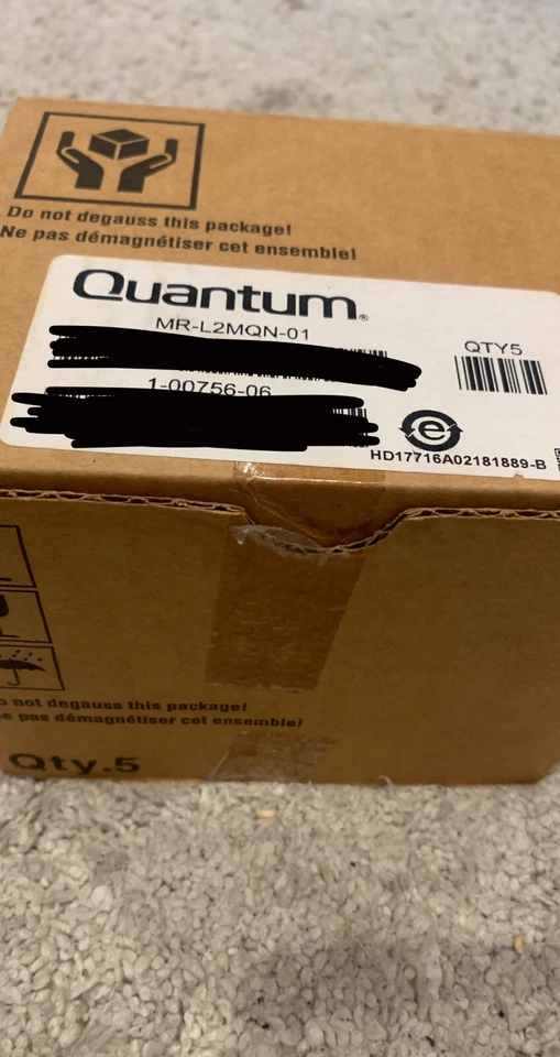 5x Quantum MR-L2MQN-01 Ultrium Data Cartridges For LTO Ultrium 2 Drives 200/400G - Image 3 of 4