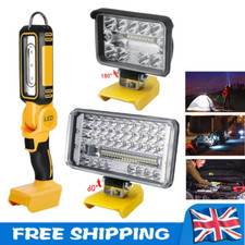 LED Work Light for Dewalt 18V 20V Battery Cordless Flashlight Workshop Torch