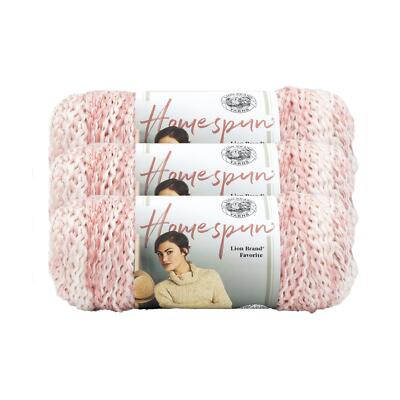 (3 Pack) Lion Brand Yarn 790-405F Homespun Bulky  Yarn, Parfait
