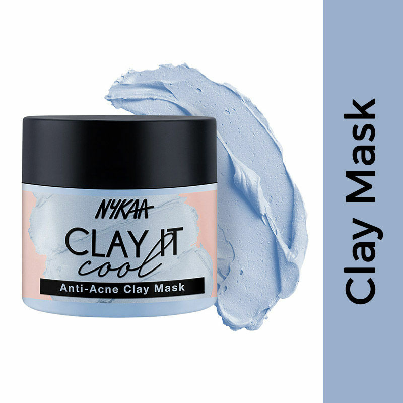 Nykaa Clay IT Cool Clay Mask 100gm for Acne-Prone Skin with Free Shipping-image