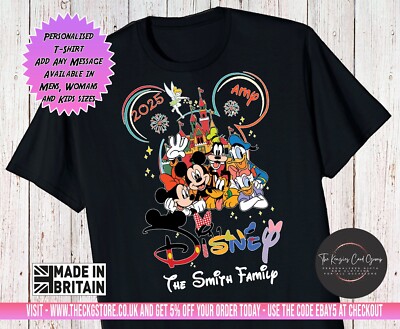 Walt Disney World Ropa Disney Para Toda La Familia Personalised