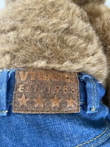 Vintage Vermont Teddy Bear Company Plush Brown Jointed Poseable 16” Jean TShirt - Picture 14 of 24