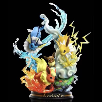 Pokemon Actionfigur Eve Jolteon Vaporeon Flareon Evolution 25cm Anime sammeln