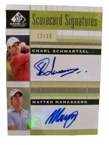 Matteo Manassero Golf Sports Trading Cards & Accessories Rookie