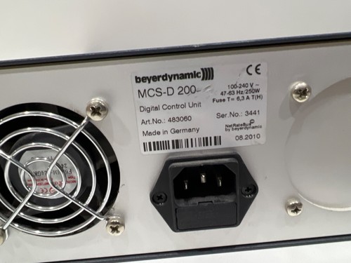 Beyerdynamic Mcs , MCS-D 200 Digital Kontrolle Einheit - Bild 8 von 10
