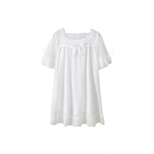 1x Fairy Girl Lace Mesh Nightdress Princess Sleepwear Summer Nightgowns Cute New - Picture 5 of 11