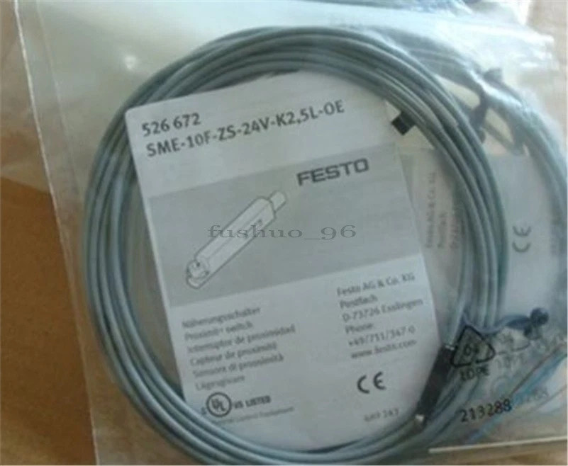 New Festo SME-10F-ZS-24V-K2,5L-OE Sensor Line 1Pc pk