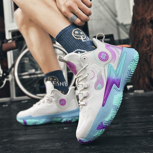 Womens Mens Basketball Shoes Breathable Comfortable Lightweight Fashion Athle... - Picture 5 of 6