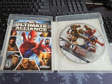 Marvel Ultimate Alliance PS3 PlayStation 3 Complete CIB Authentic Clean Disk