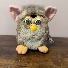VTG 1998 Furby Gray Wolf 70-800 Model Tiger Electronics WORKS , Gray Eyes